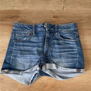 American Eagle High Rise Denim Shorts